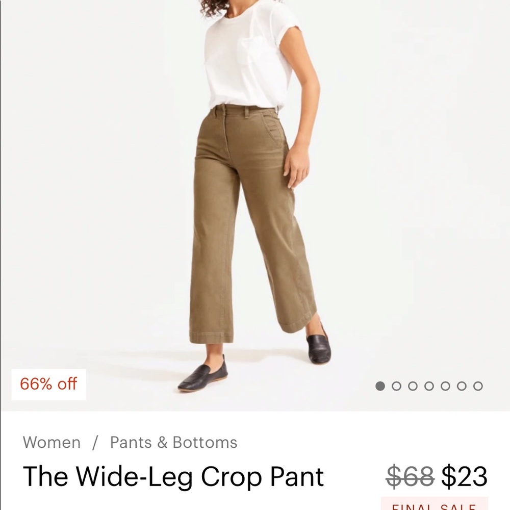 Everlane wide leg crop